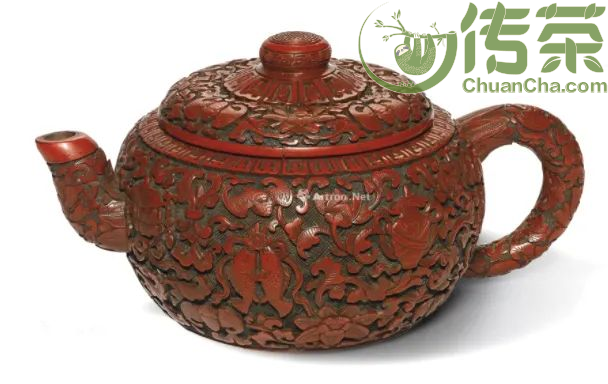 紫砂彫 蓮花蓮子紫砂茶壺 壺癡銘 清時代」陶磁器 急須 茶道具 古賞物